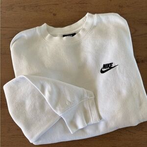 Nike White Sweatshirt